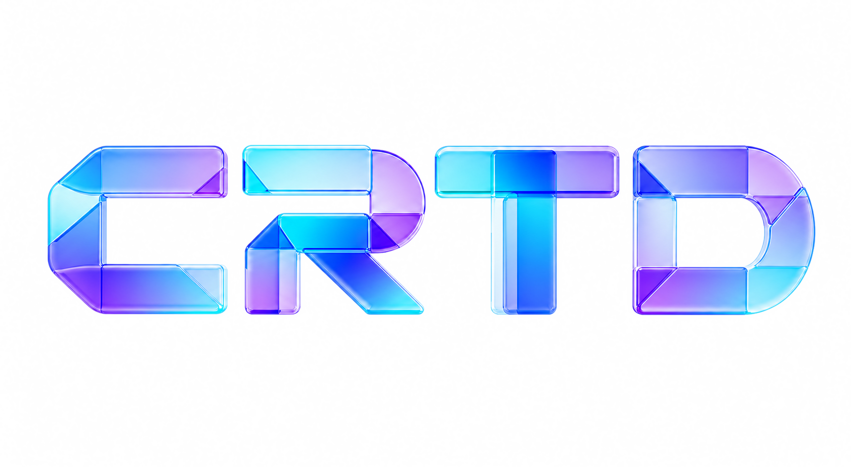 CRTD Vapes Deutschland Markenlogo – blau-violettes Wortzeichen