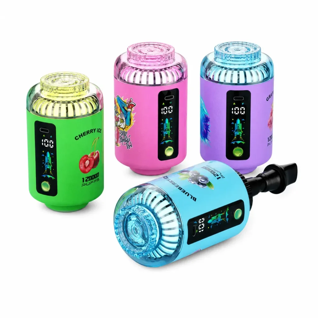 ATVS 120000 120K Züge Shisha-Kopf LED-Display DTL Einweg-E-Zigarette