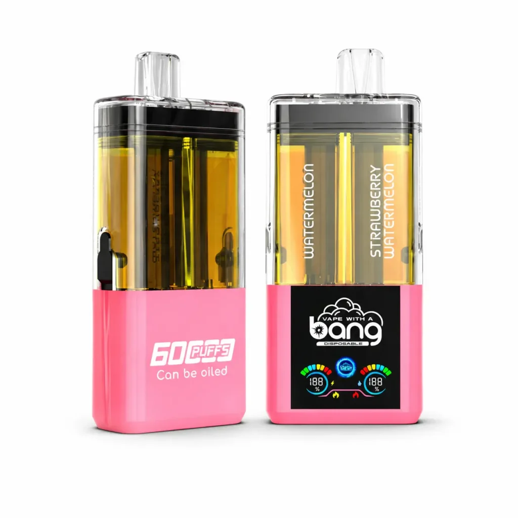 Bang 60K 60000 Züge Doppelgeschmack wiederaufladbar Original nachfüllbares Vape-Gerät