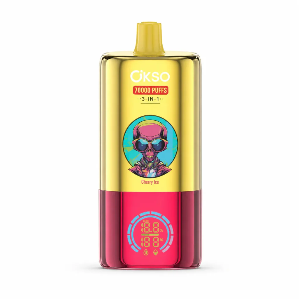 OKSO 3-in-1 Aromen 70K Einweg-E-Zigarette