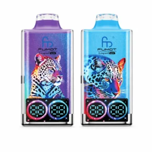 Fumot Leopard 40000 40K Züge Originalmodell Dual Mesh LCD-Display Einweg-E-Zigarette