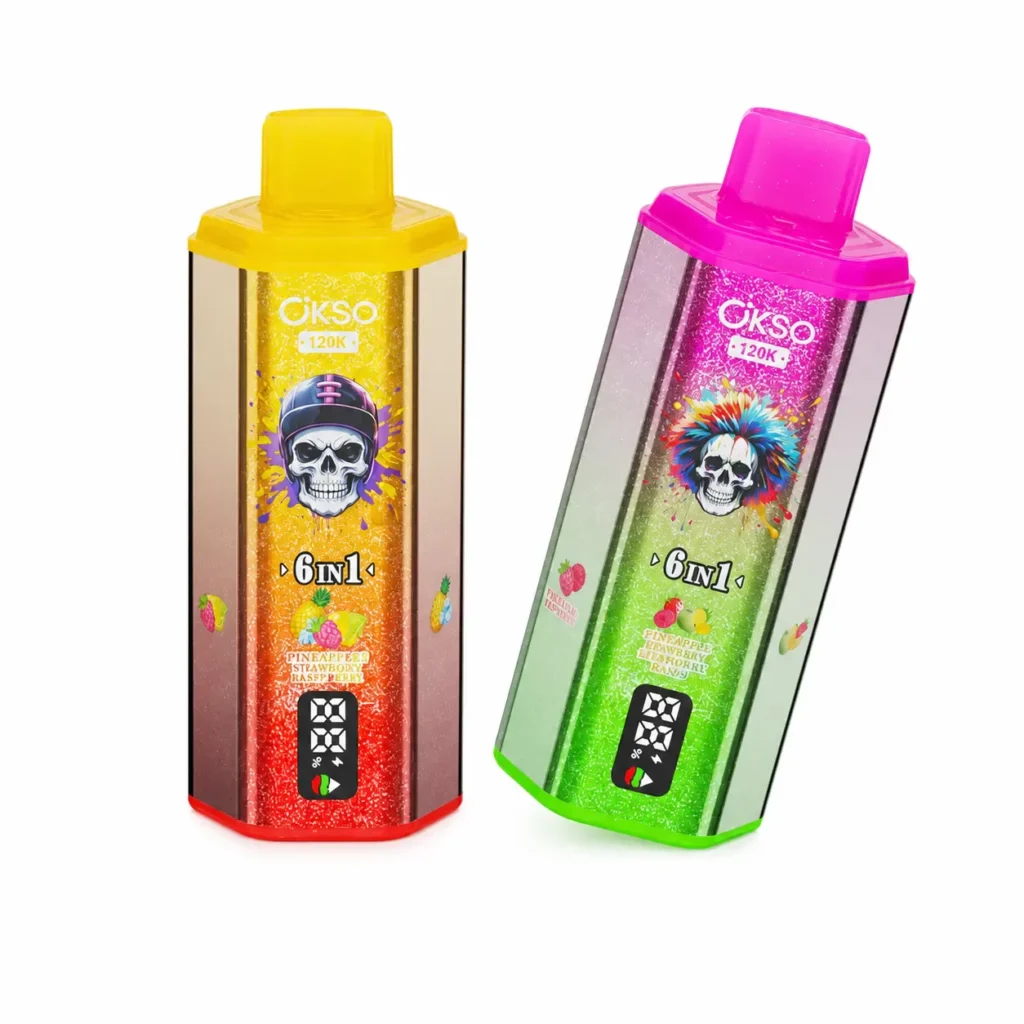 OKSO 6-in-1 Aromen 120K 120000 Züge Einweg-E-Zigarette
