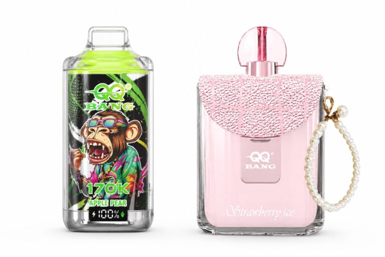 QQ BANG Crystal 170K links und QQ BANG Perfume 150K rechts auf weißem Hintergrund