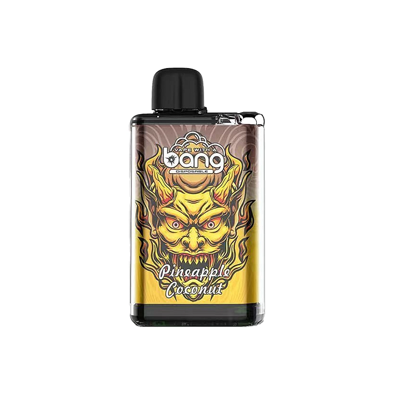 BANG 28K Ice Control Pineapple Coconut auf weißem Hintergrund