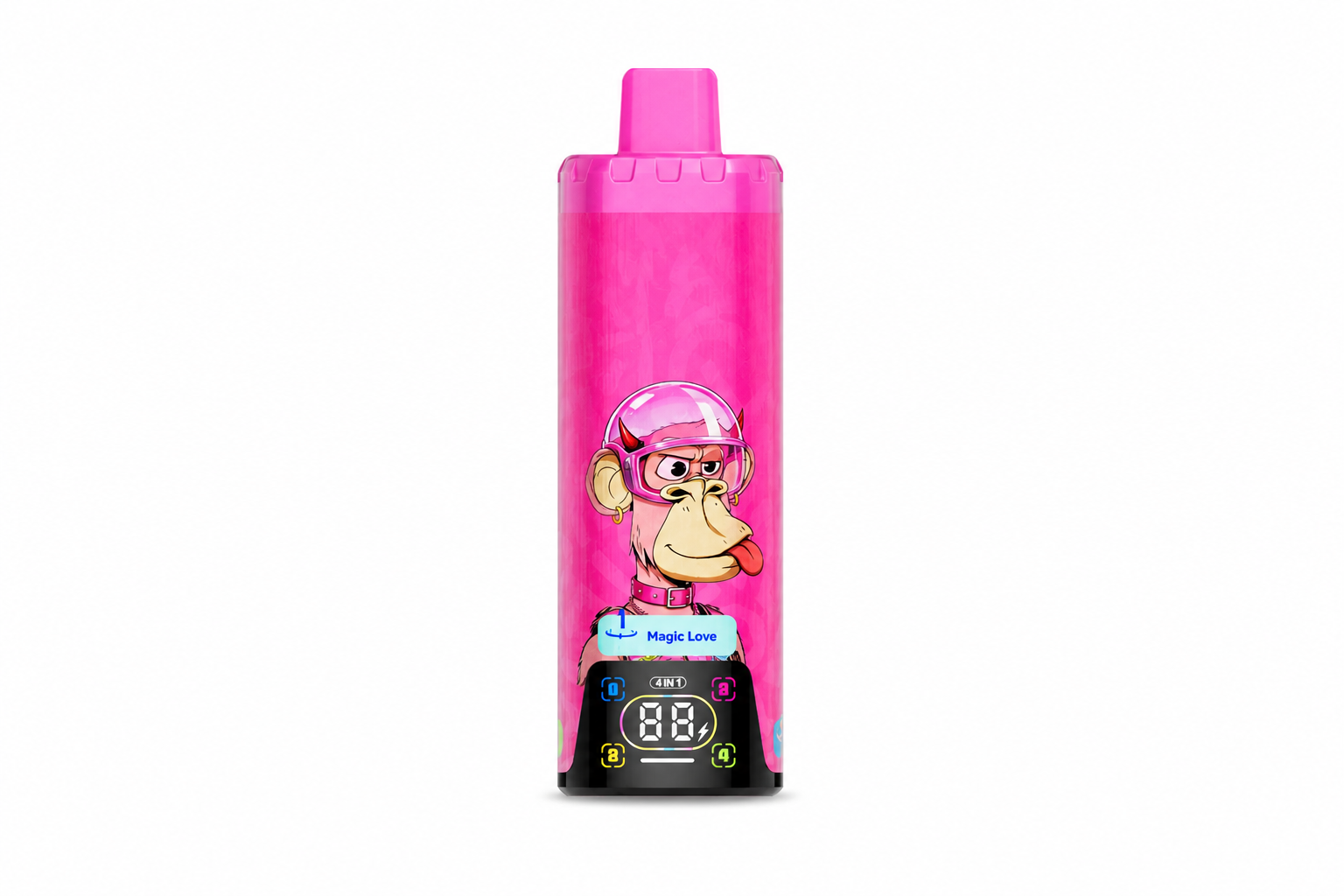 FUMOT ECO 4-in-1 80K in Pink auf reinweißem Hintergrund
