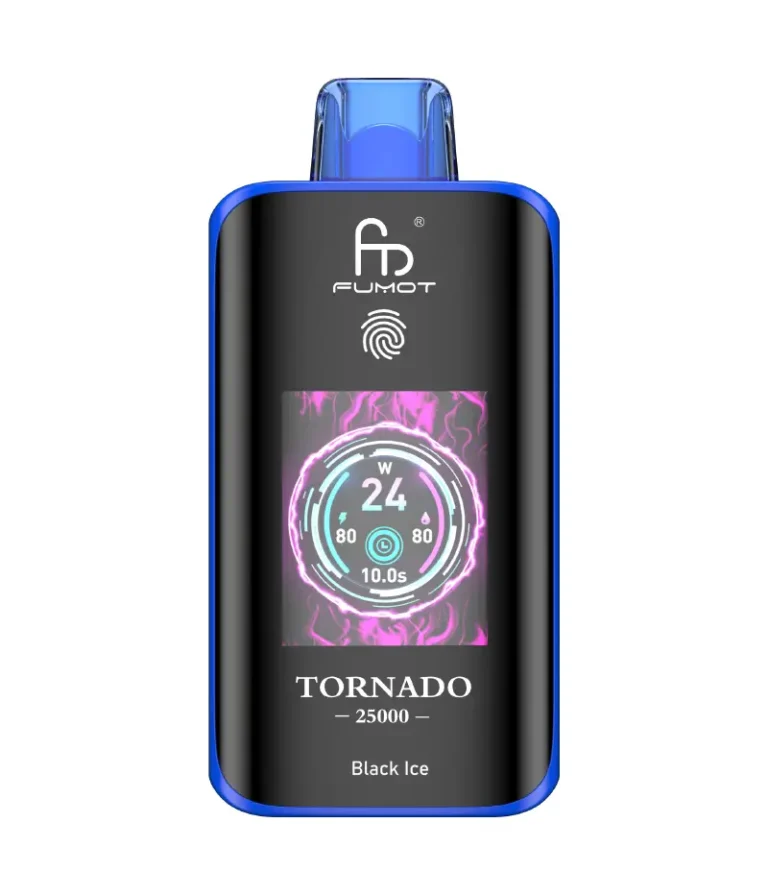 FUMOT Tornado 25000 Produktansicht auf weißem Hintergrund