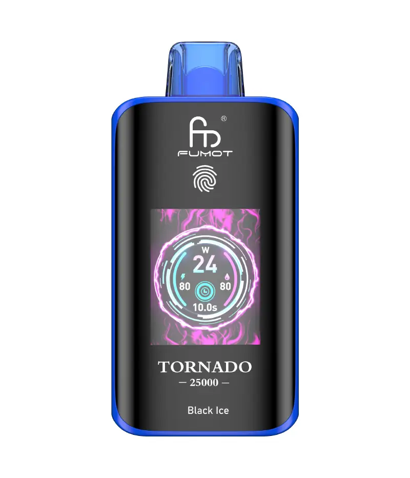 FUMOT Tornado 25000 Produktansicht auf weißem Hintergrund