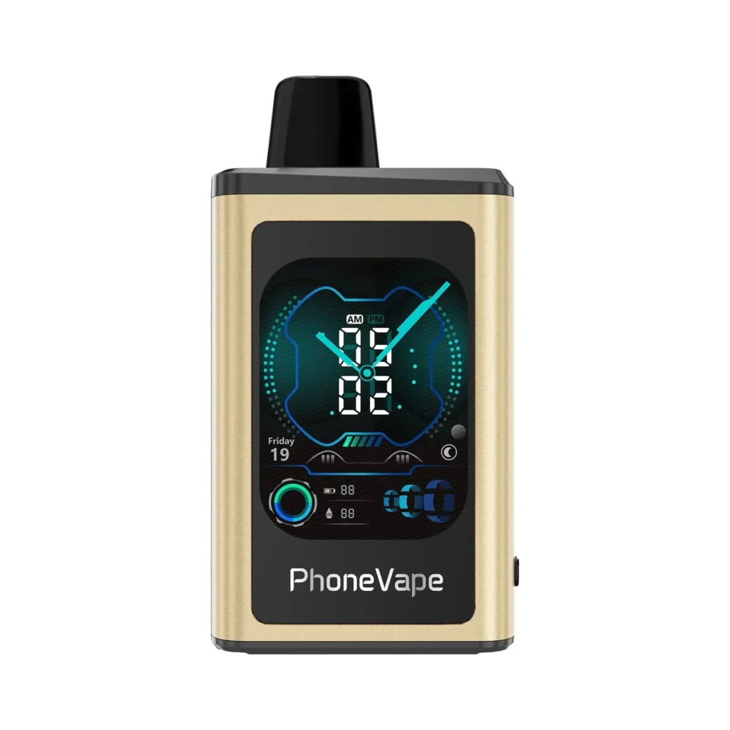 JNR PhoneVape 30K Banana Ice auf weißem Hintergrund