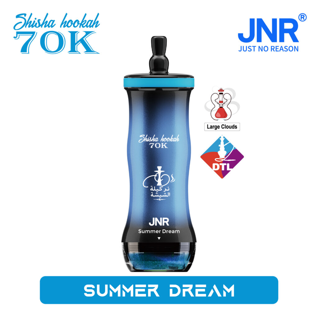 JNR Shisha Hookah 70K Summer Dream auf weißem Hintergrund