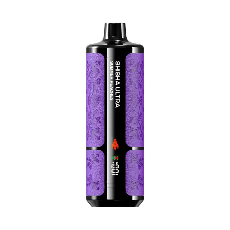 JNR Shisha Ultra 45K – Summer Peaches, weißer Hintergrund