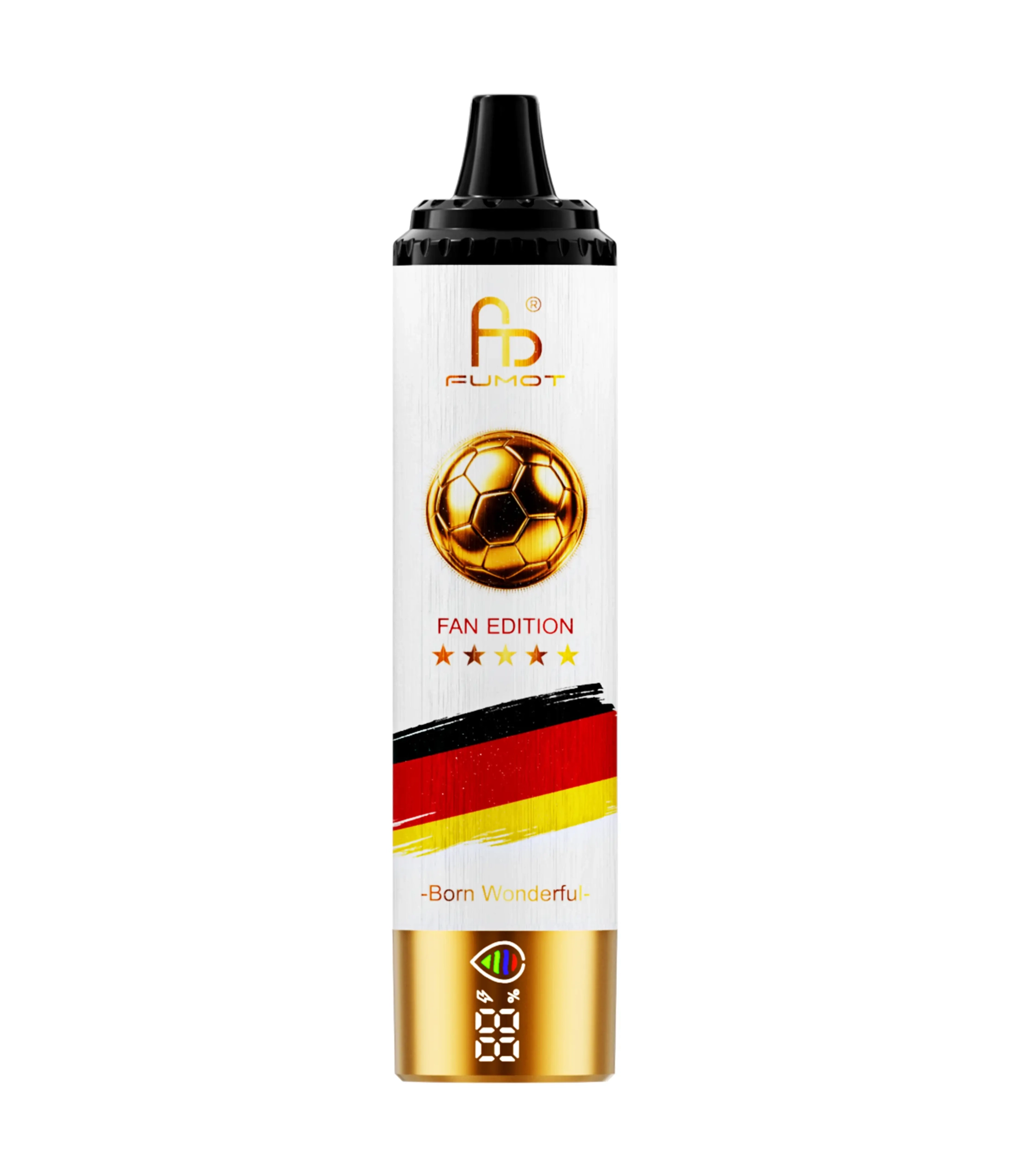 FUMOT Tornado 15000 Football Edition Variante auf weißem Hintergrund